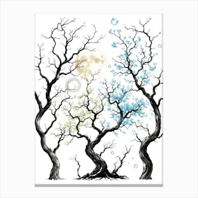 Bare Trees Canvas Print