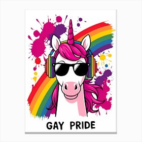 Rainbow Beats: Gay Pride in Every Color Canvas Print