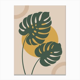 Tropical Leaves Canvas Print