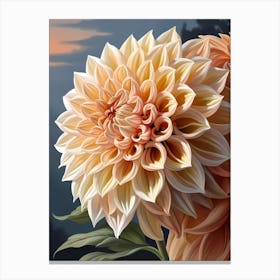 Dahlia 19 Canvas Print