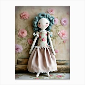 Vintage Doll Collection Alma Canvas Print