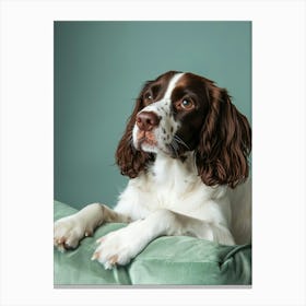 Springer Spaniel.Generated AI. Art Print 1 Canvas Print