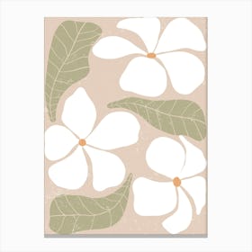 Hawaiian Flowers Canvas Print