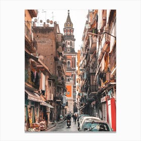 Napoli Street Scene Canvas Print