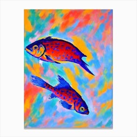 Dottyback Matisse Inspired Canvas Print