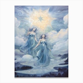 The Muses Blue Dream Painting 2 Canvas Print