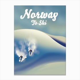 Norway To Ski Canvas Print