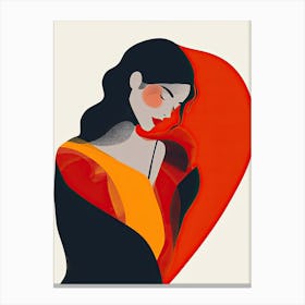 Heart Of Love, Valentine's Day Canvas Print