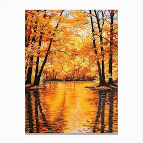 Autumn Reflection 1 Canvas Print