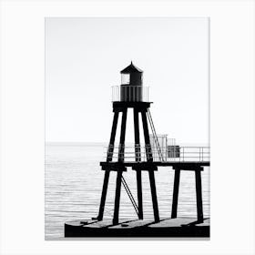 Harbour Lighthouse Whitby Canvas Print