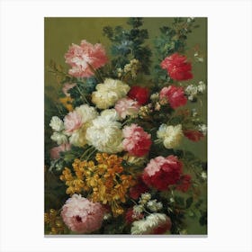 Stock Painting 3 Flower Canvas Print