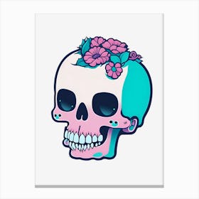 Day Of The Dead Skull 1 Canvas Print