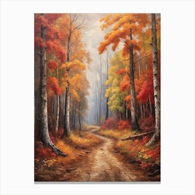 Autumn Road Canvas Print