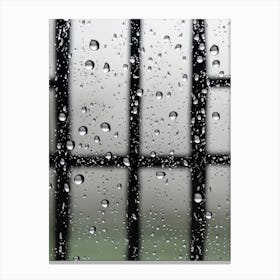 Rain Window Canvas Print