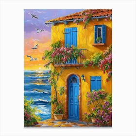 House By The Sea 3 Canvas Print