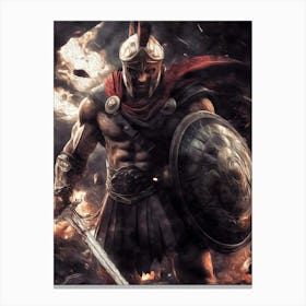 Spartan Warrior art Lienzo