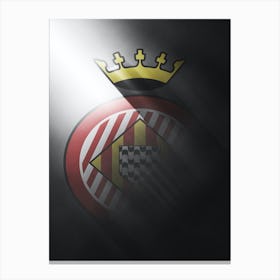 Girona Spain Football Poster Canvas Print