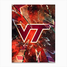 Virginia Tech Hokies 1 Canvas Print