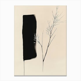 'Black Tree' Canvas Print