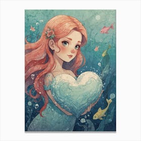 Mermaid 5 Canvas Print