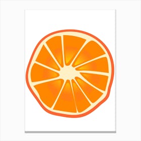 Orange Slice Canvas Print