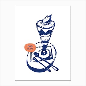 Milkshake Canvas Print