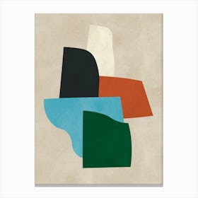 Modern geometric shapes 17 Canvas Print