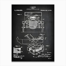 Old Car Turn Signal Patent Print 1914 Car Design Vintage Car Poster Model T Wall Art Kertesz Signal Vintage Automobile Vc0521 Canvas Print