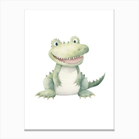 Alligator Wall Sticker Canvas Print