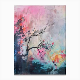 Abstract Tree Painting 1 Canvas Print