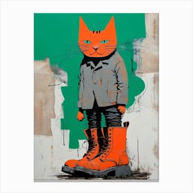 Orange Cat Canvas Print