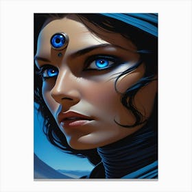 Blue Eyes Canvas Print