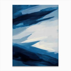 Abstract Blue Painting 1 Canvas Print