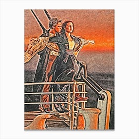Titanic Love Story Movie Canvas Print