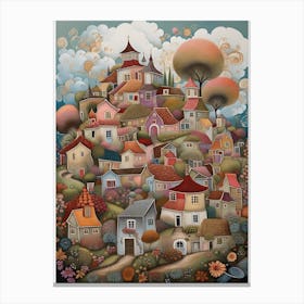 Russian Village 1 Canvas Print