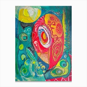 Abstract Wall Art, Magic Garden  Canvas Print