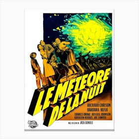 It Came From Outer Space, Movie Poster, France Canvas Print
