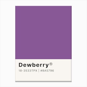 Dewberry Canvas Print