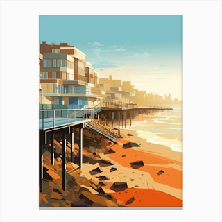 Brighton Blue Canvas Print by The Good Eggs - Fy