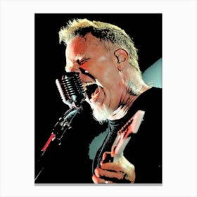 James Hetfield Metallichead band music 29 Canvas Print