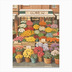 Flower Shop Canvas Print