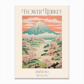 Flower Market Mount Amagi In Shizuoka Japanese Landscape 3 Poster Canvas Print