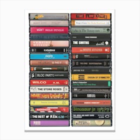 Indie Music Cassette Print Canvas Print