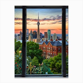 Toronto Skyline 1 Canvas Print