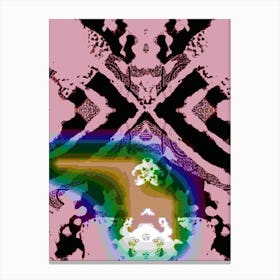 Psychedelic Abstract Painting 4 Canvas Print