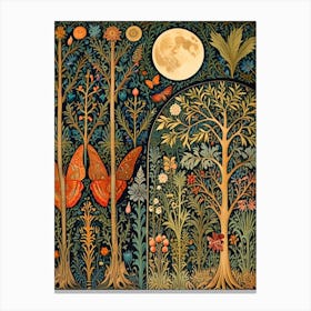 William Morris Flora And Fauna 6 Canvas Print