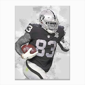 Darren Waller Las Vegas Raiders Canvas Print