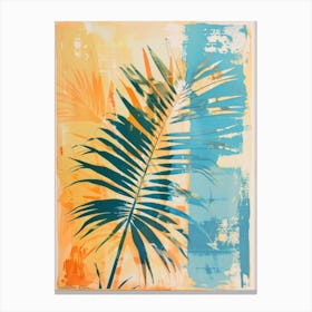 Palm Leaf Canvas Print