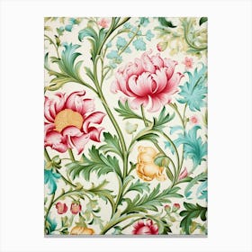 Floral Wallpaper 53 Canvas Print