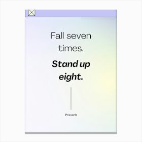 Stand Tall Canvas Print